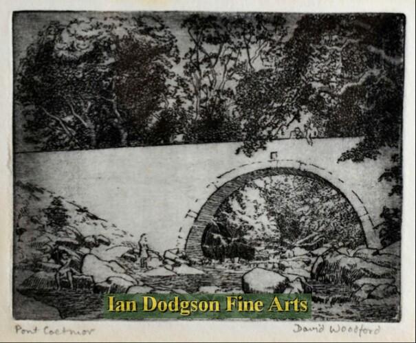 Pont Coetmor, Bethesda, River Ogwen by David Woodford