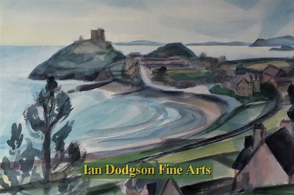 Meryl Watts - Criccieth Watercolour (c1960)