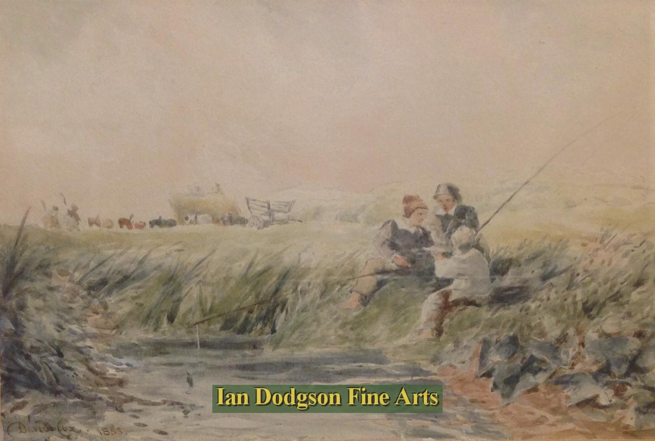 Fishing by David Cox Jnr