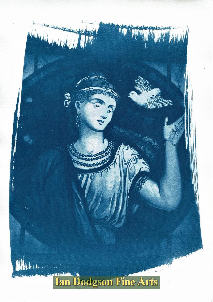 Gill Hughes - Peace Cyanotype Monoprint (2018)