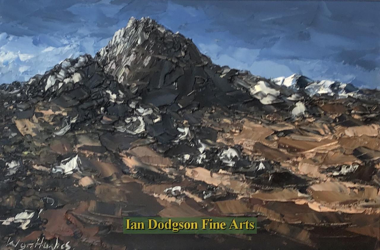 Wyn Hughes - Tryfan Oil on board (2021)