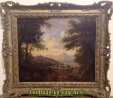 'Attr. Jane Nasmyth - Evening by the lake