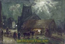 'William Manners R.A, R.B.A. - At the Blacksmiths Forge